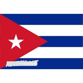 Nacionalinis vėliavos lipdukas - Kuba